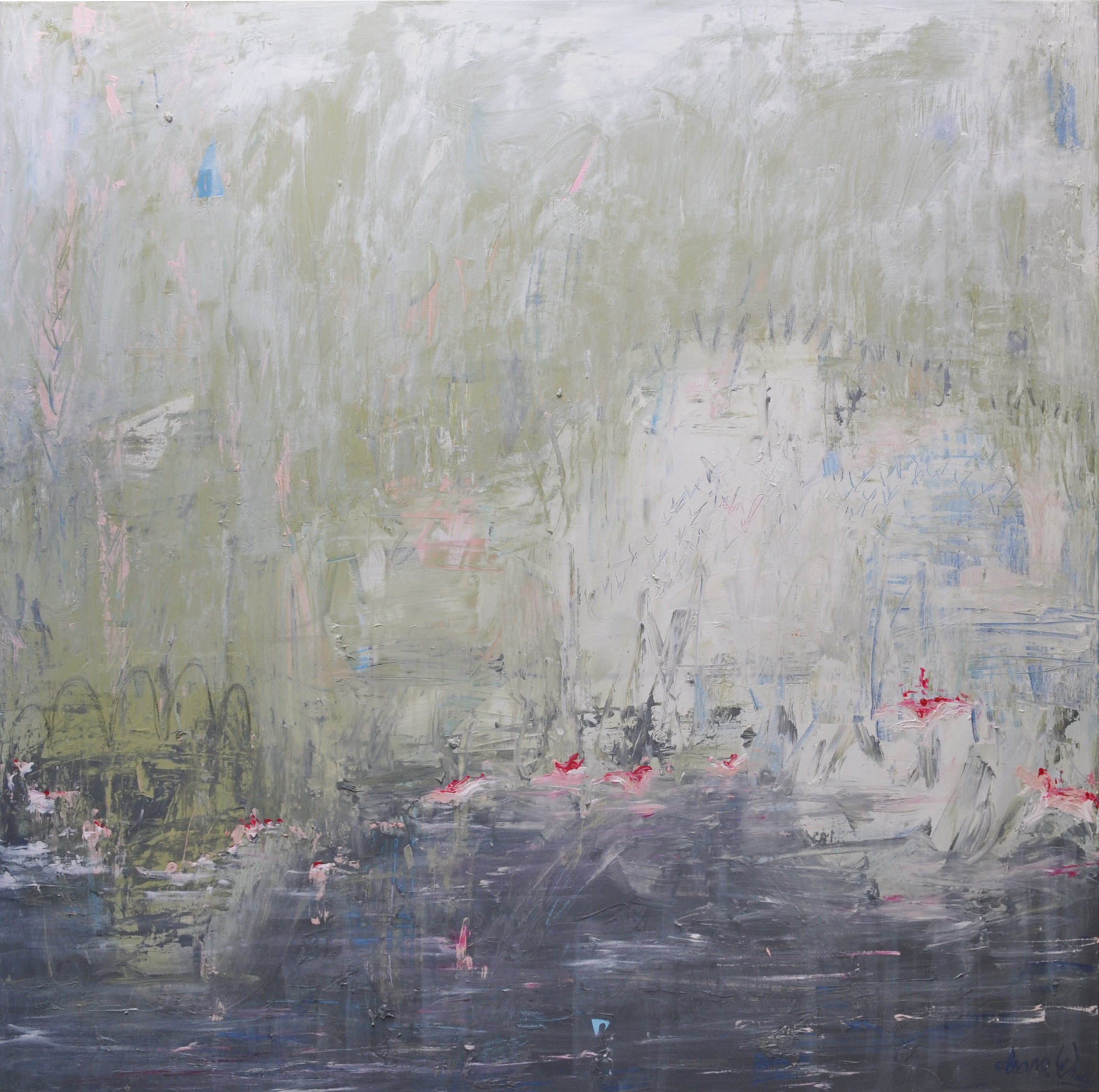 Flamingos in the Park | Diane Whalley